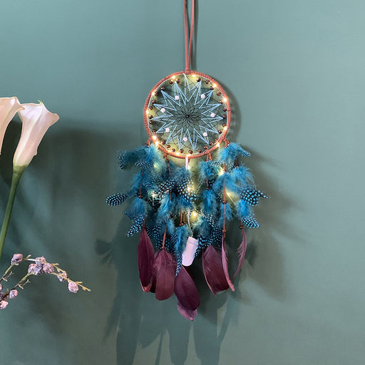 Jewelry WholesaleWholesale Iron Hoop Wire Feather Dreamcatcher JDC-DC-MGu028 Dreamcatcher 梦罟 %variant_option1% %variant_option2% %variant_option3%  Factory Price JoyasDeChina Joyas De China