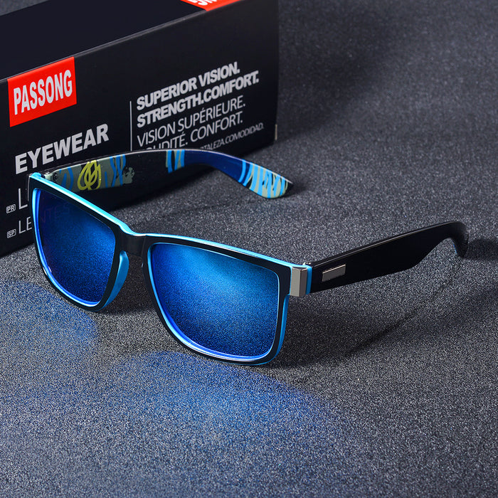 Wholesale Sports Driving Men's and Women's Casual Square Sunglasses MOQ≥2 JDC-SG-PuK006