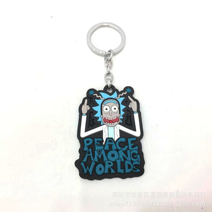 Wholesale Cartoon Rubber Keychain MOQ≥3 JDC-KC-MMan001