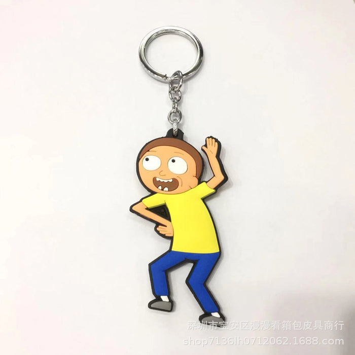 Wholesale Cartoon Rubber Keychain MOQ≥3 JDC-KC-MMan001