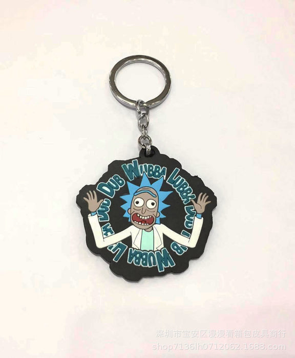 Wholesale Cartoon Rubber Keychain MOQ≥3 JDC-KC-MMan001