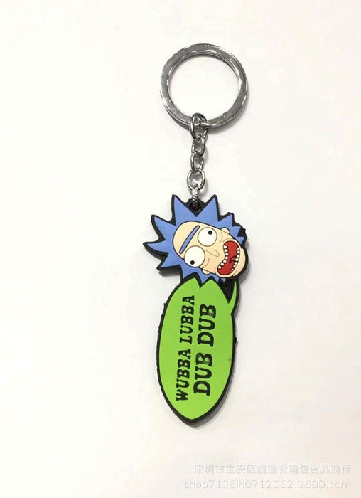 Wholesale Cartoon Rubber Keychain MOQ≥3 JDC-KC-MMan001