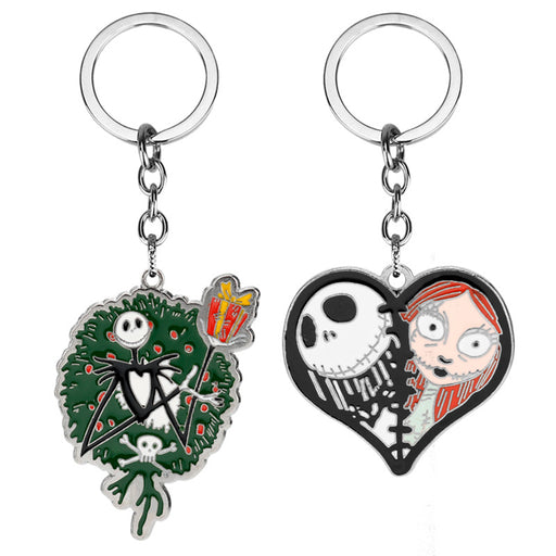 Jewelry WholesaleWholesale Christmas Skull Alloy Keychain (M) JDC-KC-GSAJ003 Keychains 昂杰 %variant_option1% %variant_option2% %variant_option3%  Factory Price JoyasDeChina Joyas De China