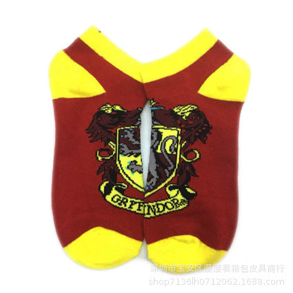 Wholesale Cartoon Surrounding Magic Academy Trend Breathable Sports Socks MOQ≥3 JDC-SK-MMan002