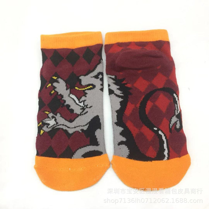 Wholesale Cartoon Surrounding Magic Academy Trend Breathable Sports Socks MOQ≥3 JDC-SK-MMan002