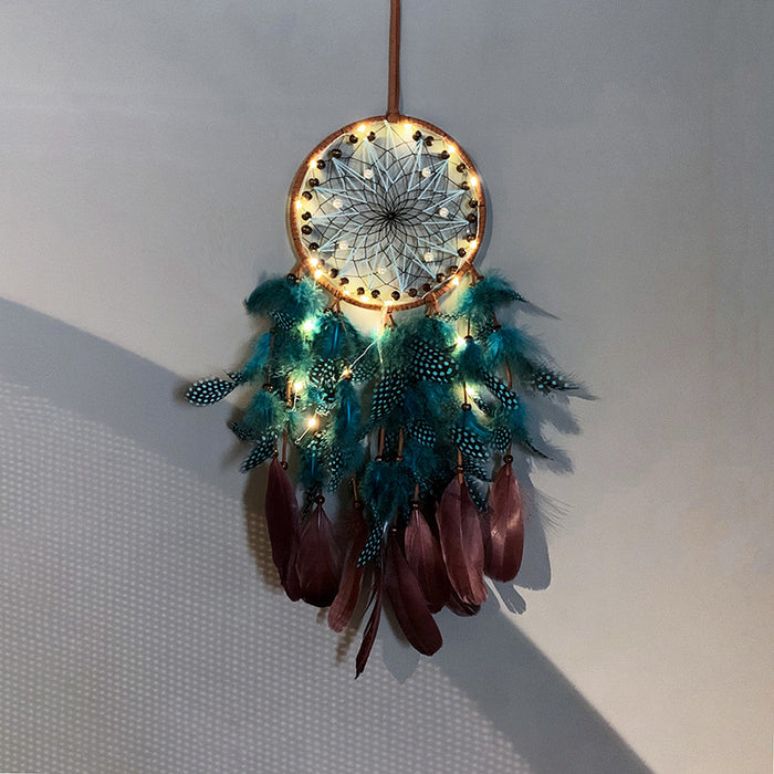 Jewelry WholesaleWholesale Iron Hoop Wire Feather Dreamcatcher JDC-DC-MGu028 Dreamcatcher 梦罟 %variant_option1% %variant_option2% %variant_option3%  Factory Price JoyasDeChina Joyas De China