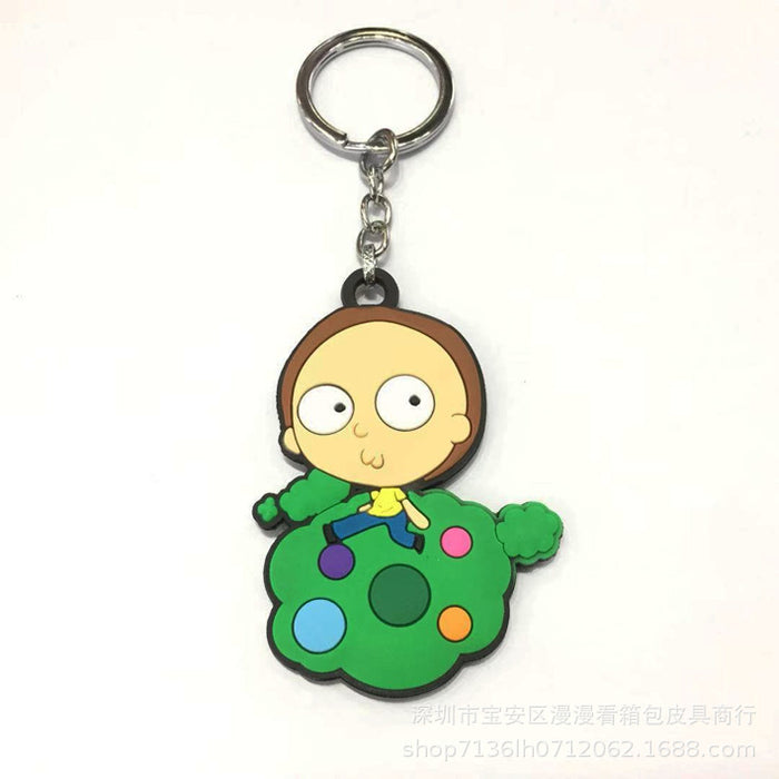 Wholesale Cartoon Rubber Keychain MOQ≥3 JDC-KC-MMan001