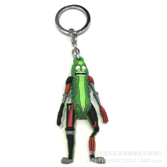 Wholesale Cartoon Rubber Keychain MOQ≥3 JDC-KC-MMan001