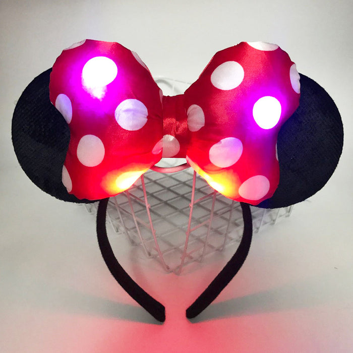 Wholesale Headband Plush Plastic Flash LED MOQ≥2 JDC-HD-LMH001