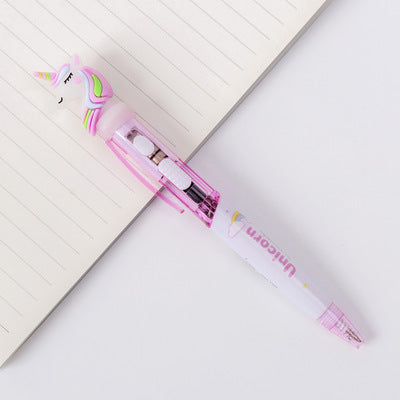 Wholesale Cartoon Glowing Plastic Ballpoint Pen JDC-BP-TPL001