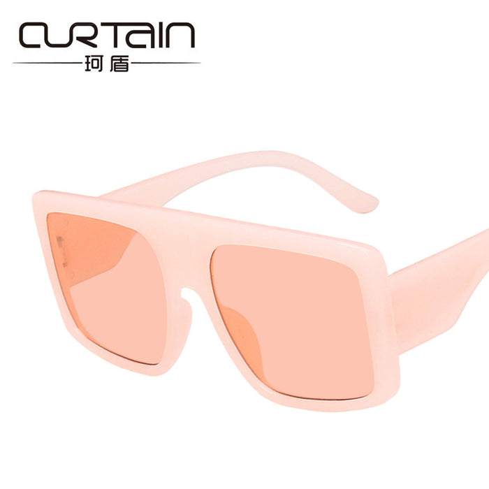 Wholesale Large Frame Sunglasses Mask Retro Personality Street Shooting JDC-SG-KD180