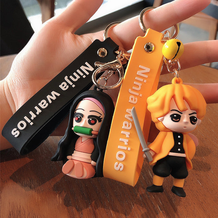 Jewelry WholesaleWholesale cute cartoon doll keychain pendant JDC-KC-FeiRun060 Keychains 飞润 %variant_option1% %variant_option2% %variant_option3%  Factory Price JoyasDeChina Joyas De China