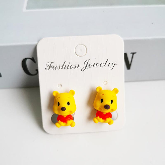 Wholesale Cartoon Kids Alloy Ear Clip Earrings JDC-ES-Hanjia001