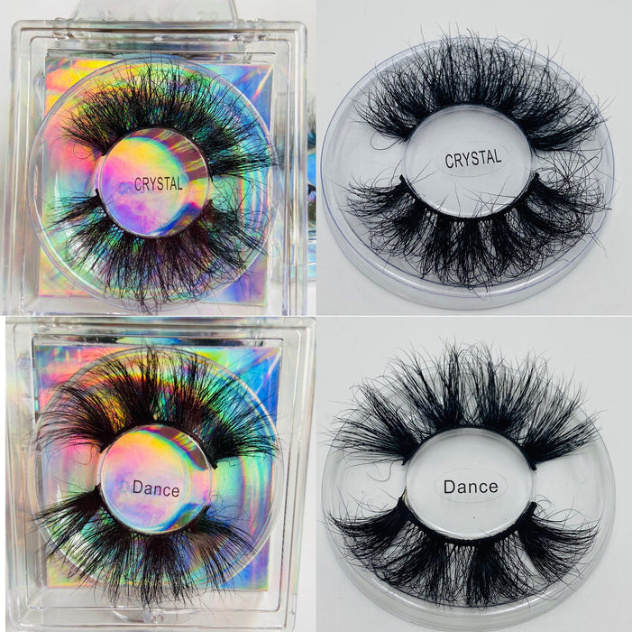 Wholesale 8D 25mm Mink Lengthening Thick False Eyelashes JDC-EY-MYan002