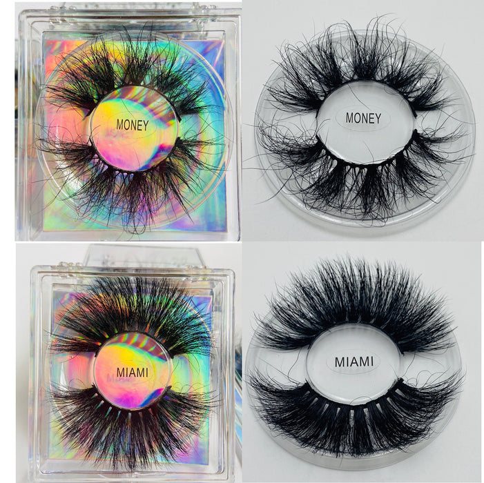 Wholesale 8D 25mm Mink Lengthening Thick False Eyelashes JDC-EY-MYan002