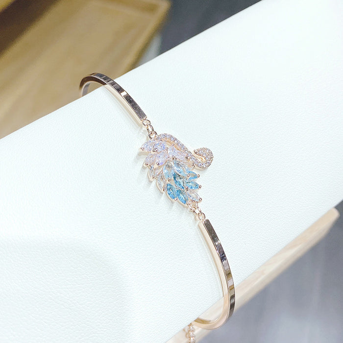 Jewelry WholesaleWholesale gradient Swan color Zircon Bracelet JDC-BT-YouH018 Bracelet 优涵 %variant_option1% %variant_option2% %variant_option3%  Factory Price JoyasDeChina Joyas De China