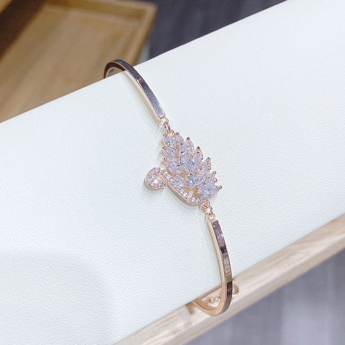 Jewelry WholesaleWholesale gradient Swan color Zircon Bracelet JDC-BT-YouH018 Bracelet 优涵 %variant_option1% %variant_option2% %variant_option3%  Factory Price JoyasDeChina Joyas De China