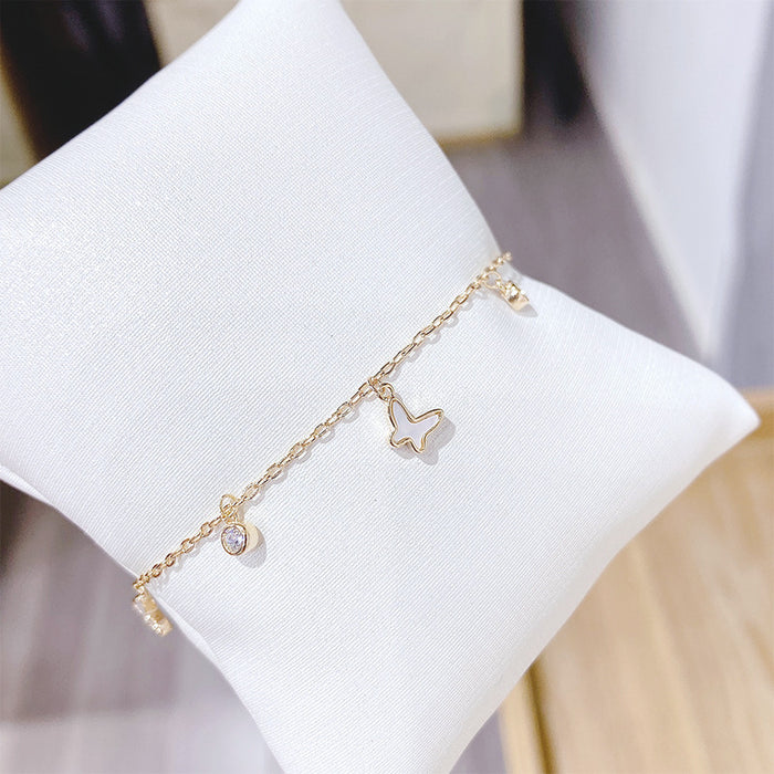 Jewelry WholesaleWholesale butterfly super fairy gentle girl shell bracelet JDC-BT-YouH017 Bracelet 优涵 %variant_option1% %variant_option2% %variant_option3%  Factory Price JoyasDeChina Joyas De China