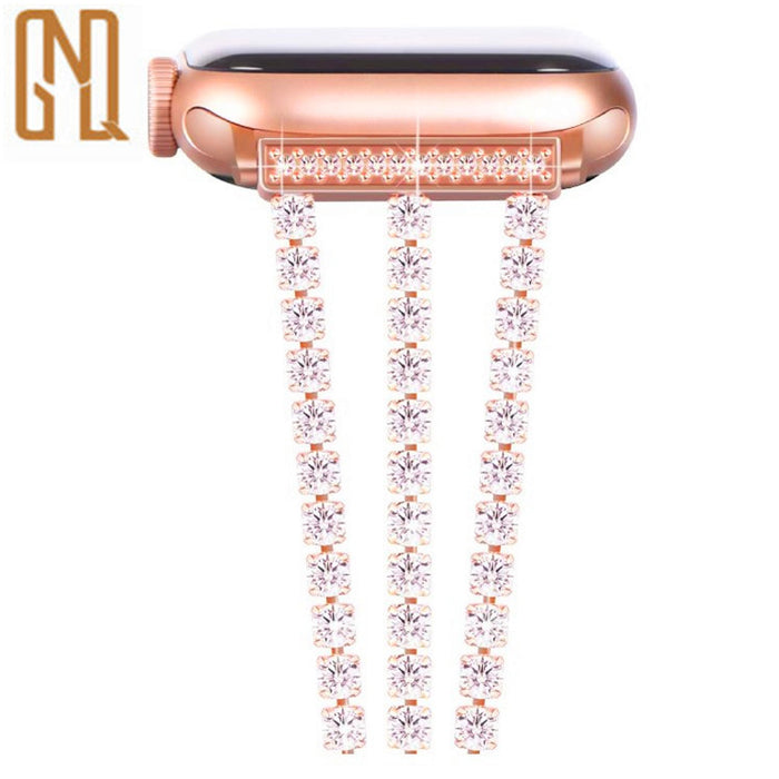 Jewelry WholesaleWholesale Apple Watch Diamond Brass Watch Band JDC-WB-GQN005 Watch Band 古琪尼 %variant_option1% %variant_option2% %variant_option3%  Factory Price JoyasDeChina Joyas De China