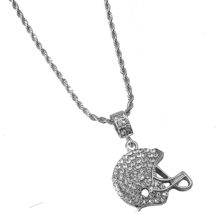 Wholesale Rugby Cap Diamond Alloy Necklace JDC-NE-ChenH011