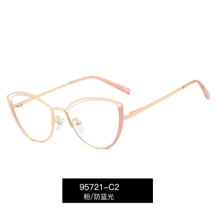 Jewelry WholesaleWholesale Metal PC Anti Blue Light Flat Glasses JDC-SG-FanDY004 Sunglasses 梵蒂雅 %variant_option1% %variant_option2% %variant_option3%  Factory Price JoyasDeChina Joyas De China