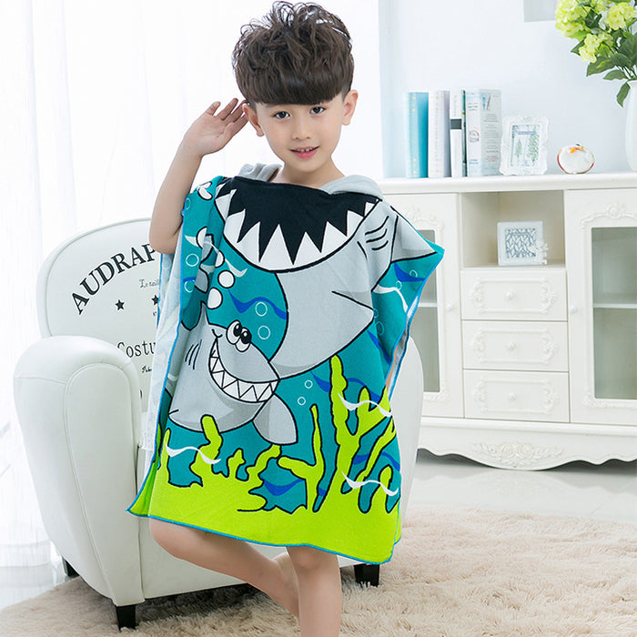 Jewelry WholesaleWholesale Kids Cartoon Printed Microfiber Beach Hooded Bath Towel JDC-BTL-YaX002 Bath Towel 雅星 %variant_option1% %variant_option2% %variant_option3%  Factory Price JoyasDeChina Joyas De China