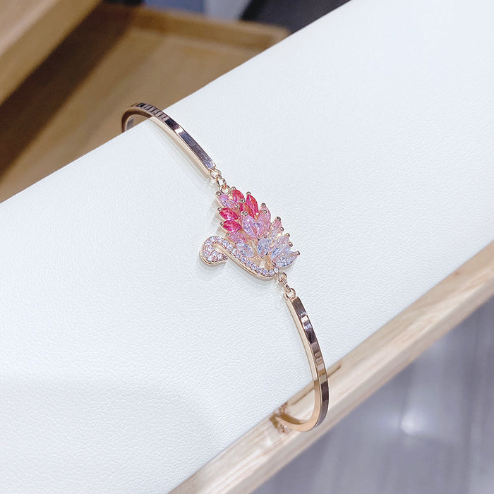 Jewelry WholesaleWholesale gradient Swan color Zircon Bracelet JDC-BT-YouH018 Bracelet 优涵 %variant_option1% %variant_option2% %variant_option3%  Factory Price JoyasDeChina Joyas De China