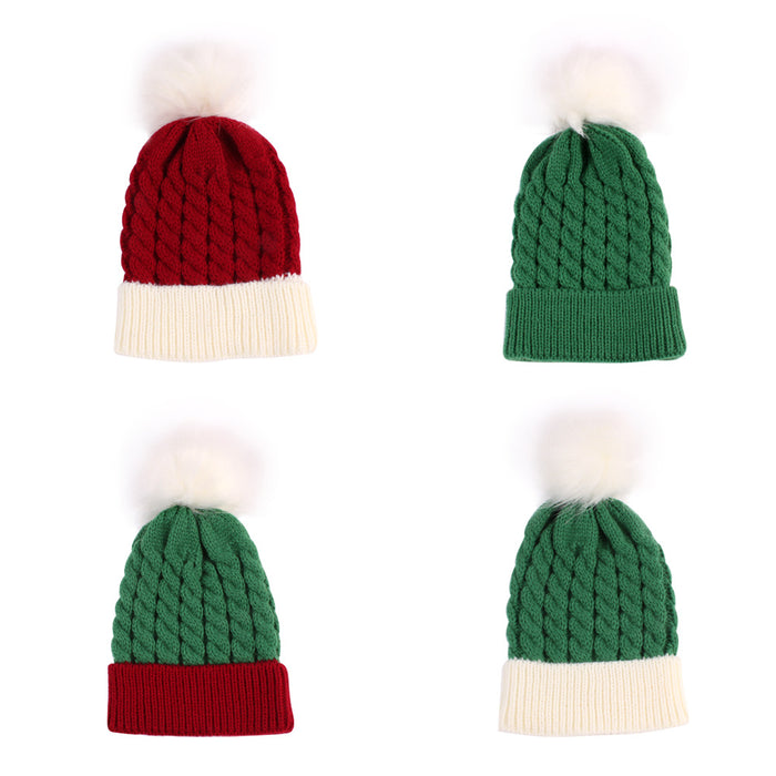 Wholesale Hat Wool Christmas Warm Children's Knitted Hat MOQ≥2 JDC-FH-MY008