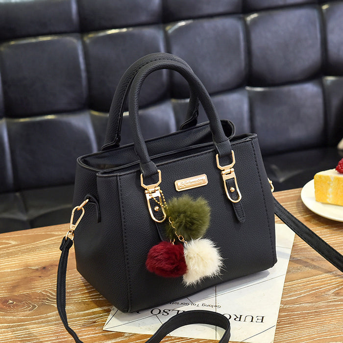 Wholesale shoulder bag PU handbag MQO≥3 JDC-SD-Luqiao002