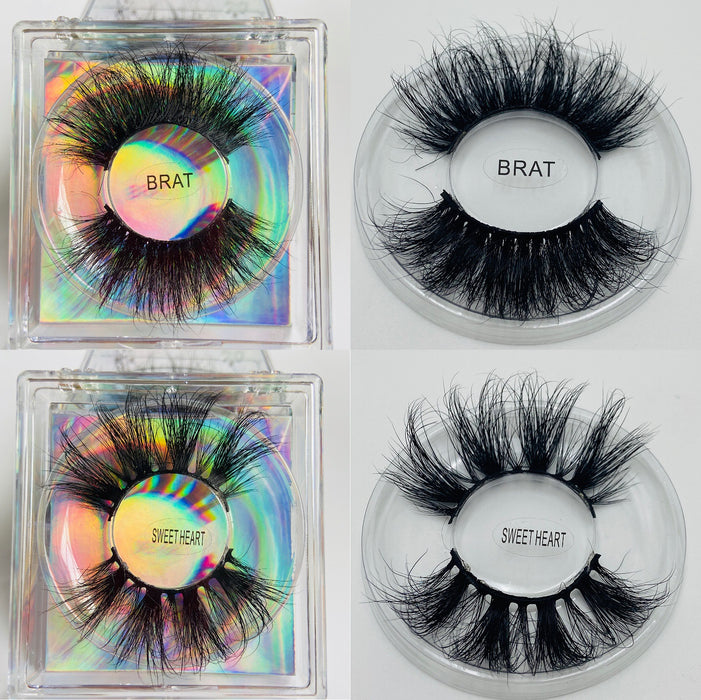 Wholesale 8D 25mm Mink Lengthening Thick False Eyelashes JDC-EY-MYan002