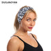 Jewelry WholesaleWholesale Leopard Print Cross Strap Sports Face Wash Headband MOQ≥3 JDC-HD-Jiaoy005 Headband 多娇艳 %variant_option1% %variant_option2% %variant_option3%  Factory Price JoyasDeChina Joyas De China