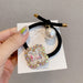 Jewelry WholesaleWholesale flash drill clover head rope JDC-HS-GSFS013 Hair Scrunchies 夙尚 %variant_option1% %variant_option2% %variant_option3%  Factory Price JoyasDeChina Joyas De China