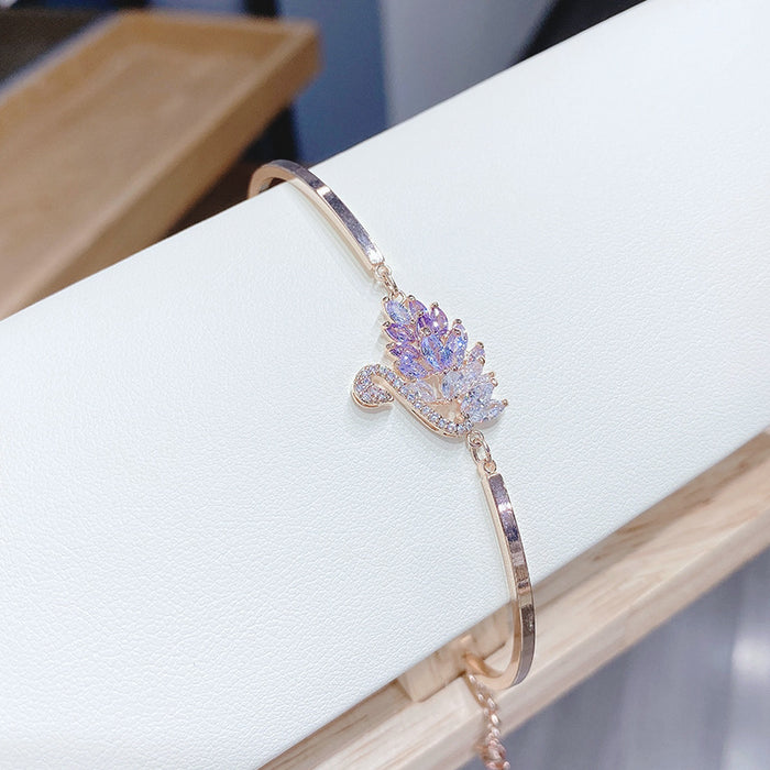 Jewelry WholesaleWholesale gradient Swan color Zircon Bracelet JDC-BT-YouH018 Bracelet 优涵 %variant_option1% %variant_option2% %variant_option3%  Factory Price JoyasDeChina Joyas De China