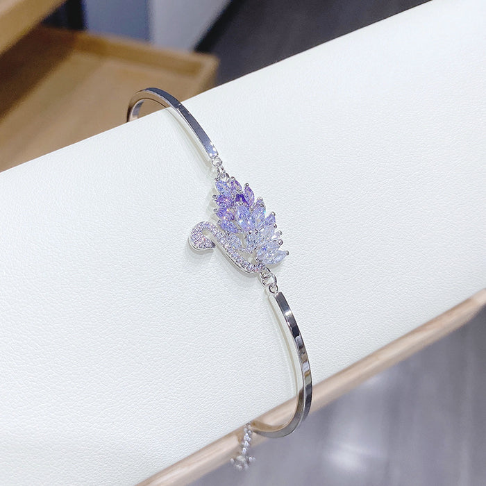 Jewelry WholesaleWholesale gradient Swan color Zircon Bracelet JDC-BT-YouH018 Bracelet 优涵 %variant_option1% %variant_option2% %variant_option3%  Factory Price JoyasDeChina Joyas De China