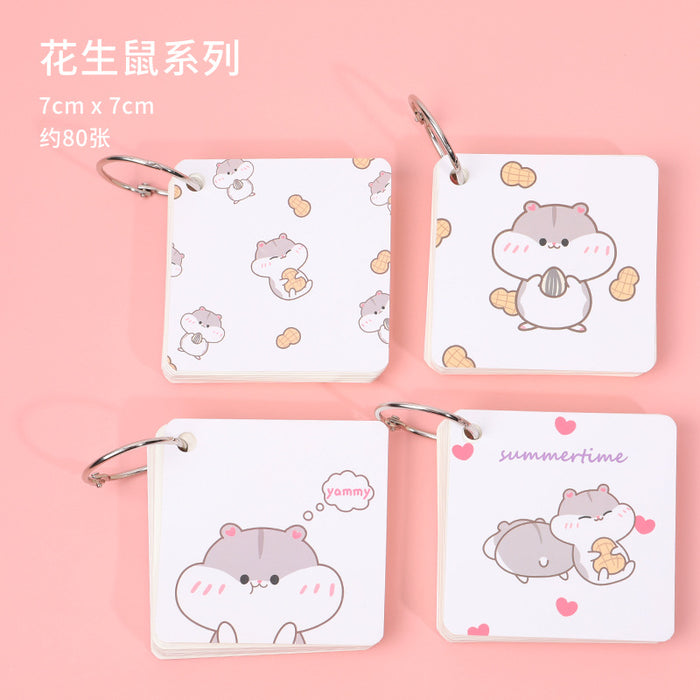 Wholesale animal cartoon iron ring portable notebook JDC-NK-Dichen006