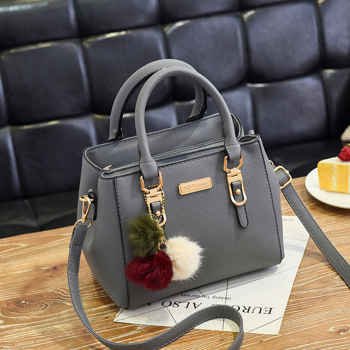 Wholesale shoulder bag PU handbag MQO≥3 JDC-SD-Luqiao002