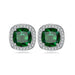 Jewelry WholesaleWholesale men's simple square diamond micro set Zircon Earrings MOQ≥2 JDC-ES-Kas008 earrings 卡诗 %variant_option1% %variant_option2% %variant_option3%  Factory Price JoyasDeChina Joyas De China