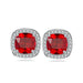 Jewelry WholesaleWholesale men's simple square diamond micro set Zircon Earrings MOQ≥2 JDC-ES-Kas008 earrings 卡诗 %variant_option1% %variant_option2% %variant_option3%  Factory Price JoyasDeChina Joyas De China