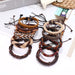 Jewelry WholesaleWholesale Vintage woven DIY combination cowhide Bracelet pack of 10 JDC-BT-PK003 Bracelet 庞克 %variant_option1% %variant_option2% %variant_option3%  Factory Price JoyasDeChina Joyas De China