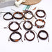 Jewelry WholesaleWholesale Vintage DIY combination suit cowhide Bracelet pack of 10 JDC-BT-PK001 Bracelet 庞克 %variant_option1% %variant_option2% %variant_option3%  Factory Price JoyasDeChina Joyas De China