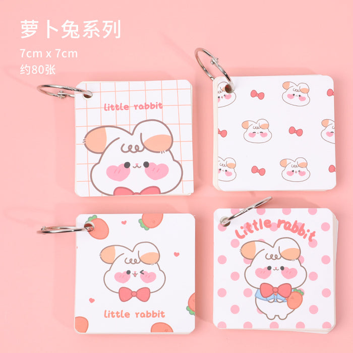 Wholesale animal cartoon iron ring portable notebook JDC-NK-Dichen006