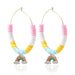 Jewelry WholesaleWholesale handmade accessories soft ceramic material large circle alloy earrings JDC-ES-ManY016 Earrings 满溢 %variant_option1% %variant_option2% %variant_option3%  Factory Price JoyasDeChina Joyas De China