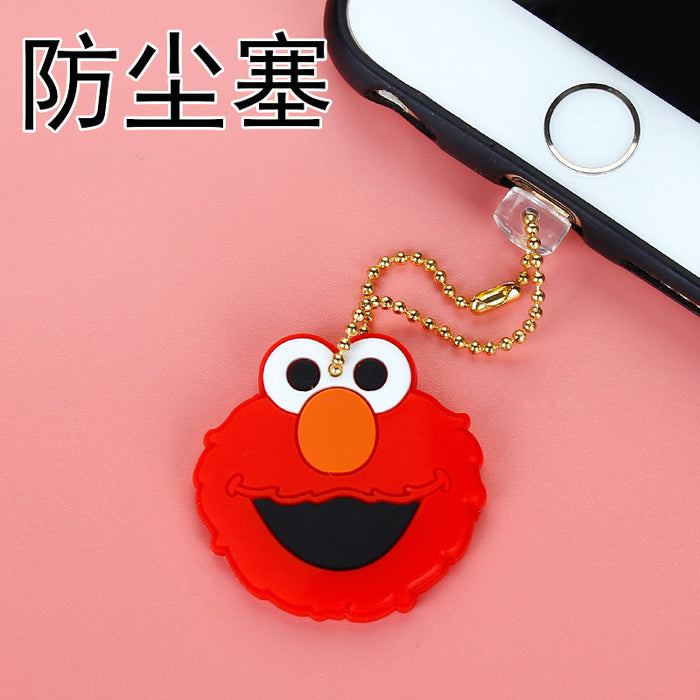 Wholesale Mobile Phone Dust Plug PVC Cute Cartoon Pendant MOQ≥3 (M) JDC-PC-ZhongJ002