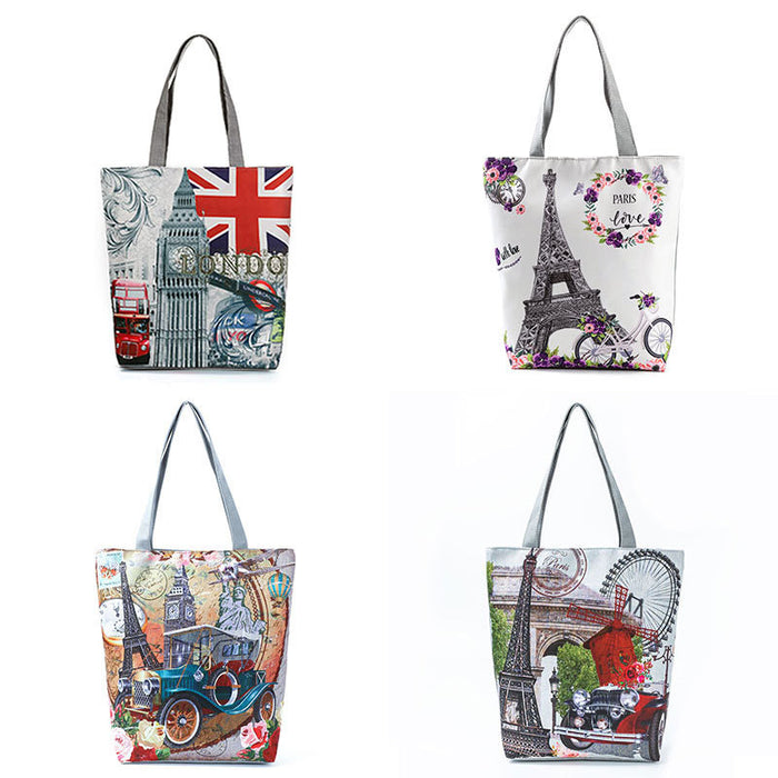 Jewelry WholesaleWholesale Polyester Printed Beach Canvas Bags JDC-BB-Mobiao009 Beach Bag 莫表 %variant_option1% %variant_option2% %variant_option3%  Factory Price JoyasDeChina Joyas De China