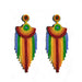 Jewelry WholesaleWholesale Rice Beads Rainbow Beaded Boho Earrings JDC-ES-JM008 Earrings 杰米 %variant_option1% %variant_option2% %variant_option3%  Factory Price JoyasDeChina Joyas De China