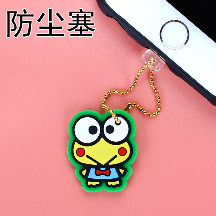 Wholesale Mobile Phone Dust Plug Soft Adhesive Cute Cartoon Charging Port Pendant MOQ≥3 (S) JDC-PC-ZhongJ017