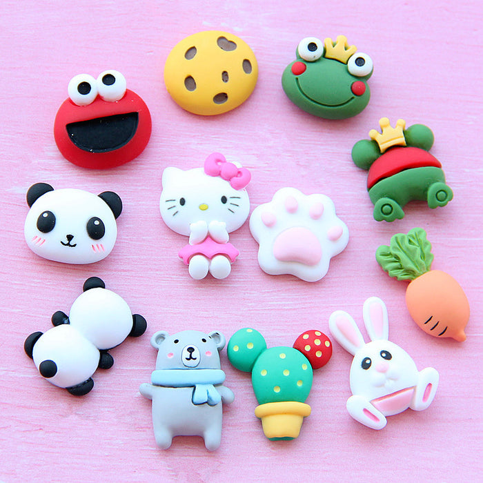 Wholesale DIY Phone Case Accessories Resin Random MOQ≥10 JDC-DIY-miaobei010