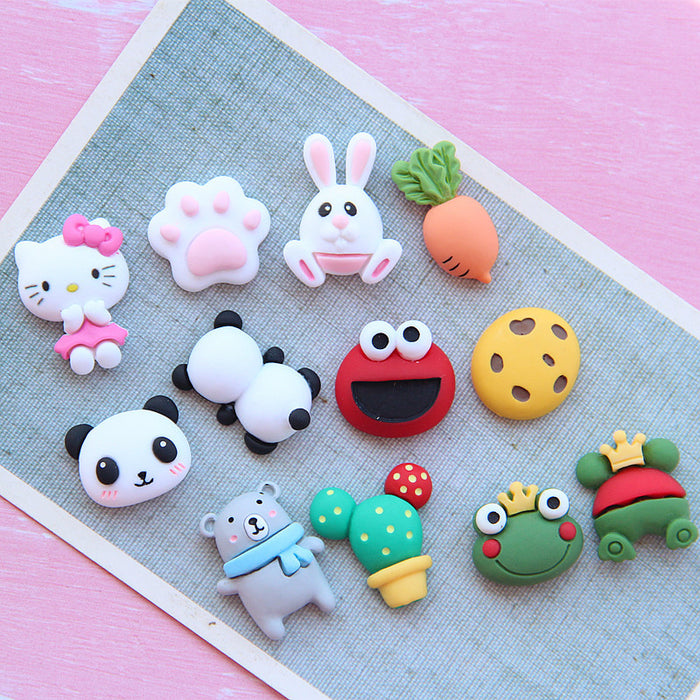 Wholesale DIY Phone Case Accessories Resin Random MOQ≥10 JDC-DIY-miaobei010