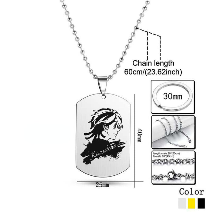 Wholesale Tokyo Titanium Steel Necklace (M) MOQ≥6 JDC-NE-FanT001