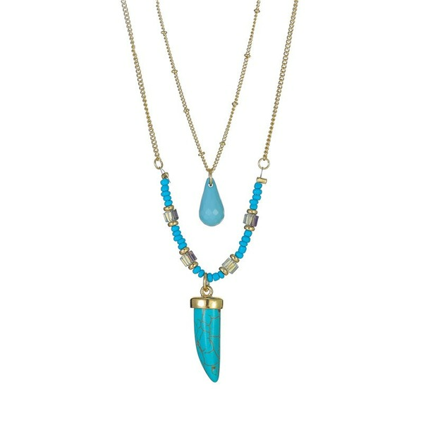 Jewelry WholesaleWholesale boho turquoise tassel necklace JDC-NE-ZhuJ004 necklaces 诛积 %variant_option1% %variant_option2% %variant_option3%  Factory Price JoyasDeChina Joyas De China